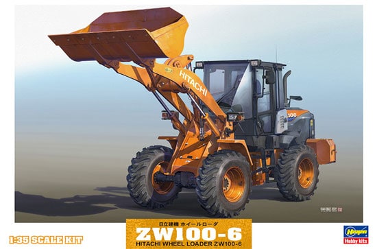 1/35 Hitachi ZW100-6 Wheel Loader Construction Machinery