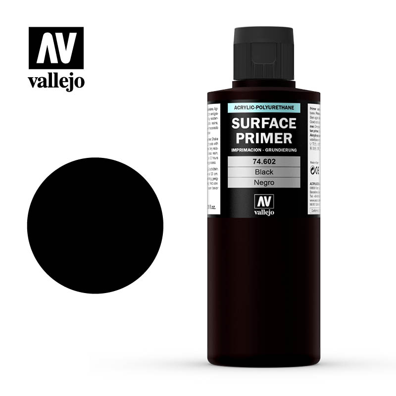 Acrylic-Urethane Black Primer 200ml