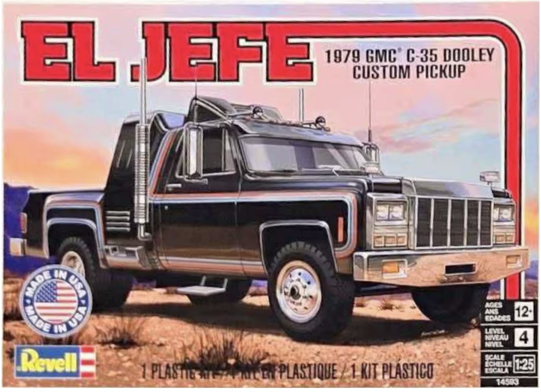 Revell 1/25 EL JEFE 1979 GMC C-35 DOOLEY CUSTOM PICKUP