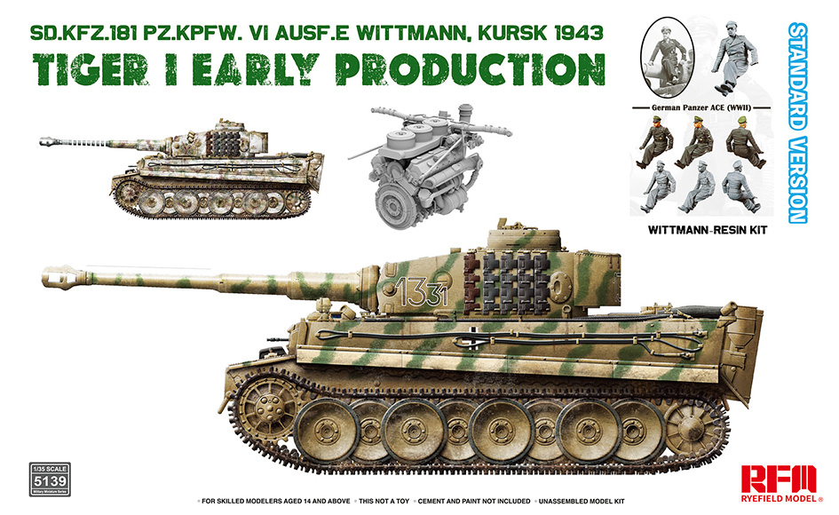 Pz.Kpfw.VI Sd.Kfz.181 Tiger I Ausf.E Early Type w/Wittmann