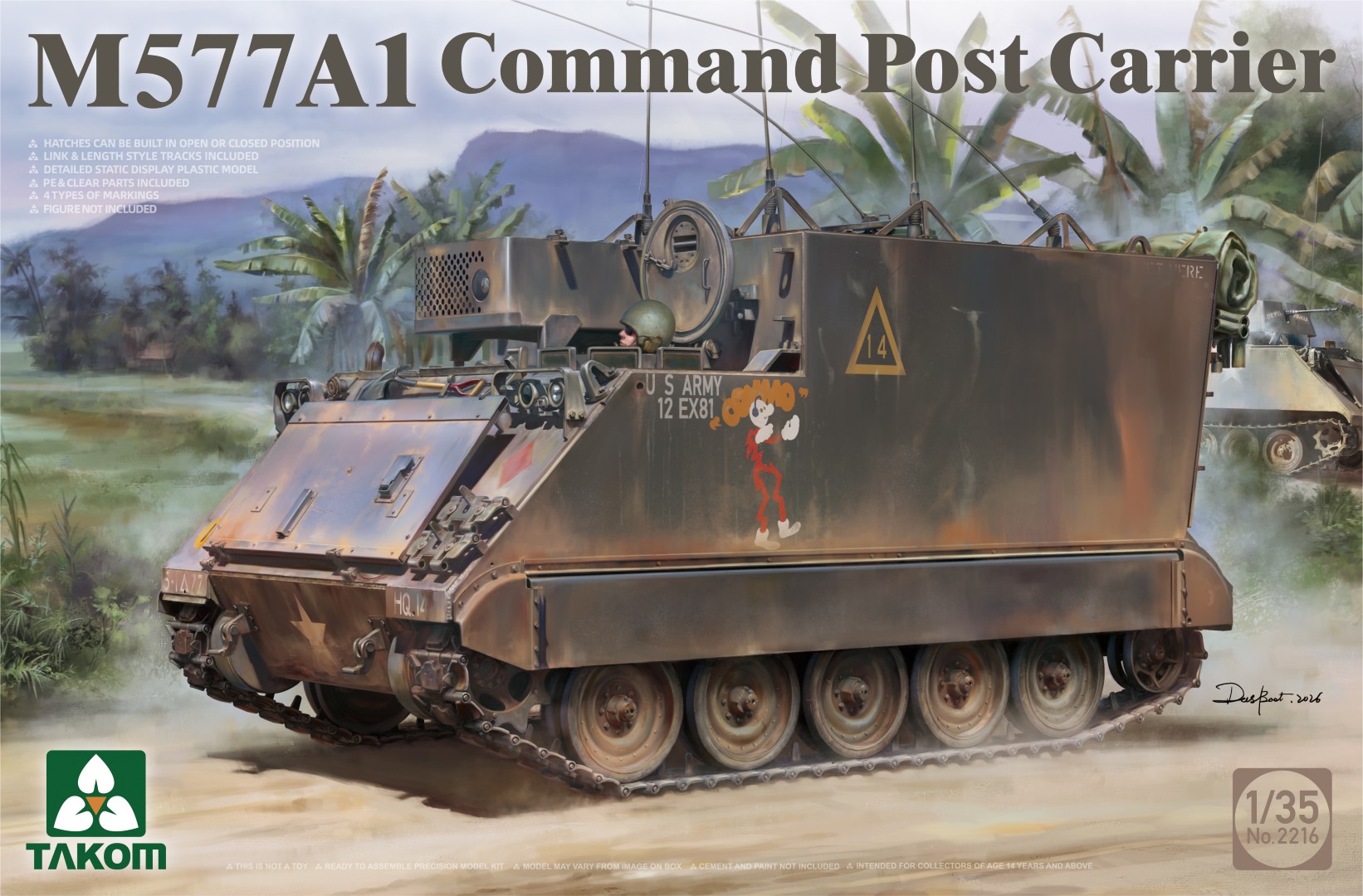 Takom 1/35 M577A1 Command Post Carrier