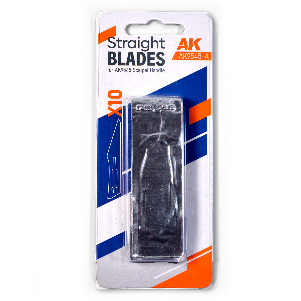 AK Interactive STRAIGHT BLADES FOR AK9545 (10 UNITS)