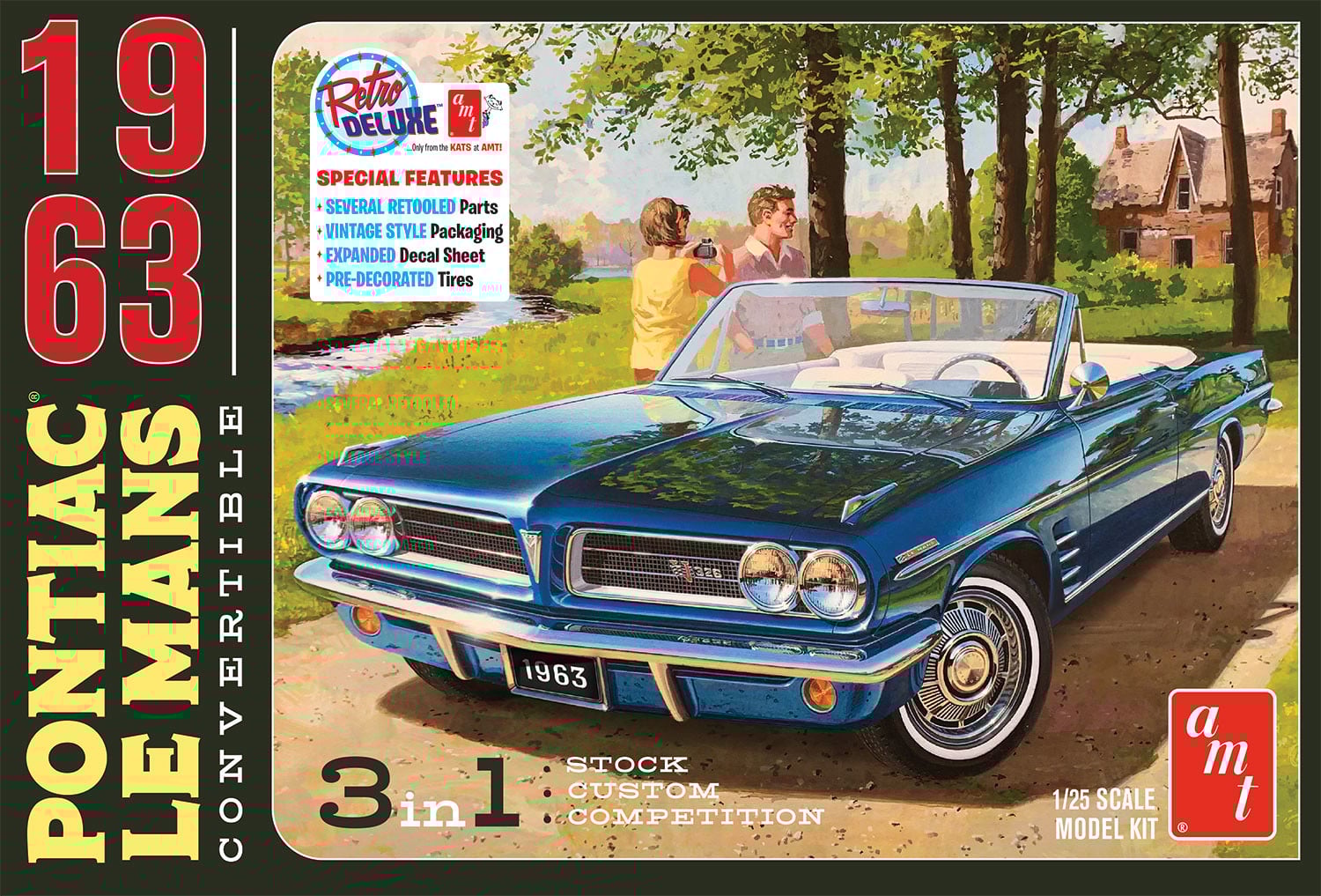 AMT 1/25 1963 Pontiac Tempest Convertible