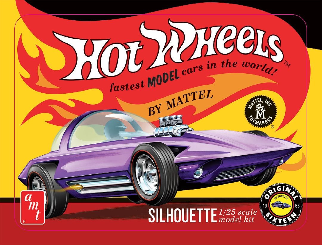 AMT 1/25 Silhouette Hot Wheels with Collector Tin