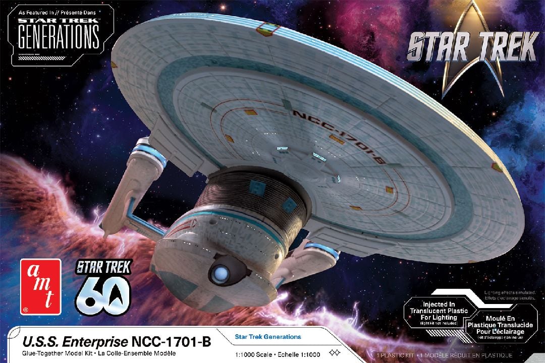 AMT 1/1000 Star Trek Generations USS Enterprise NCC-1701-B