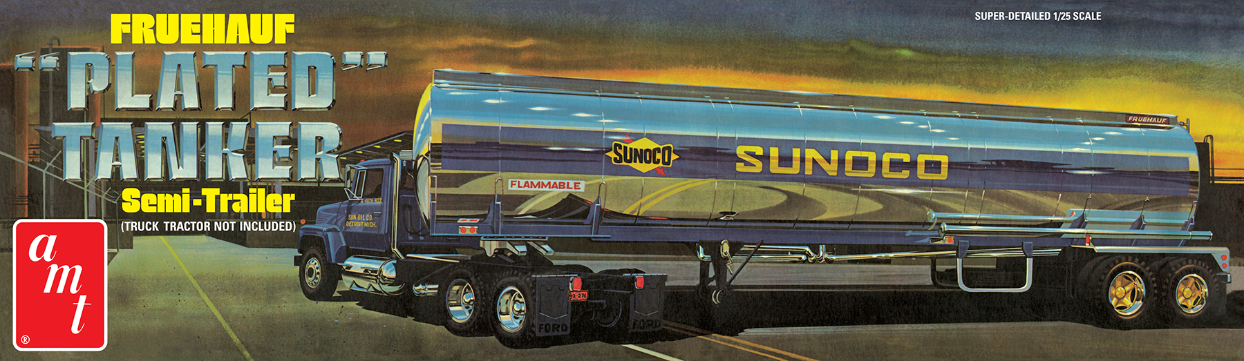 Sunoco Fruehauf Plated Tanker Semi-Trailer