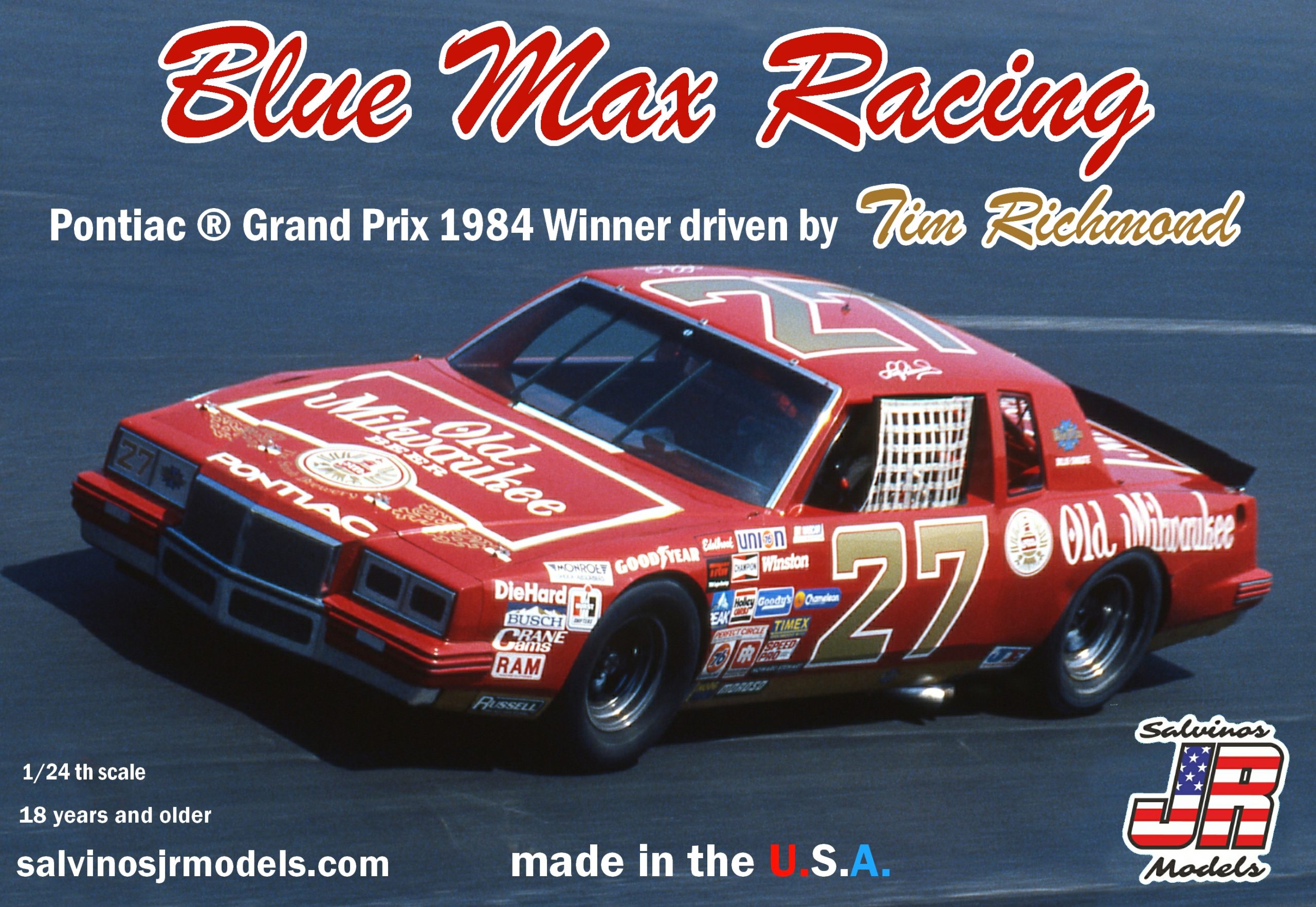 Blue Max Racing 1984 Pontiac Grand Prix driven by Tim Richmond