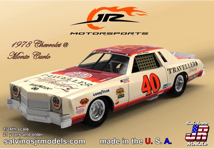 Salvinos 1/24 JR Motorsports 1978 Monte Carlo Traveller Whiskey