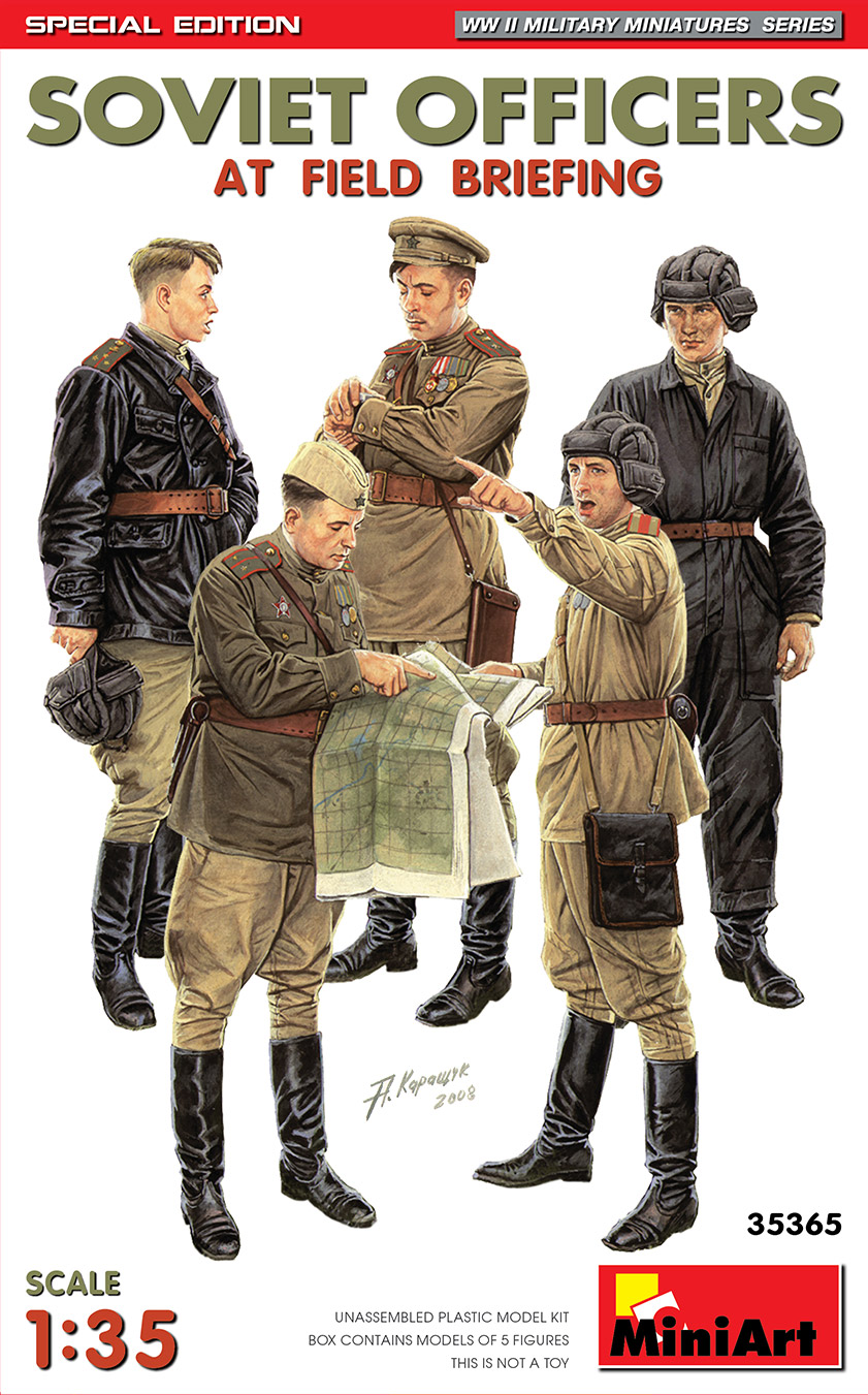 Soviet Officers at Field Briefing. Special Edition  Soviet Officers at Field Briefing. Special Edition