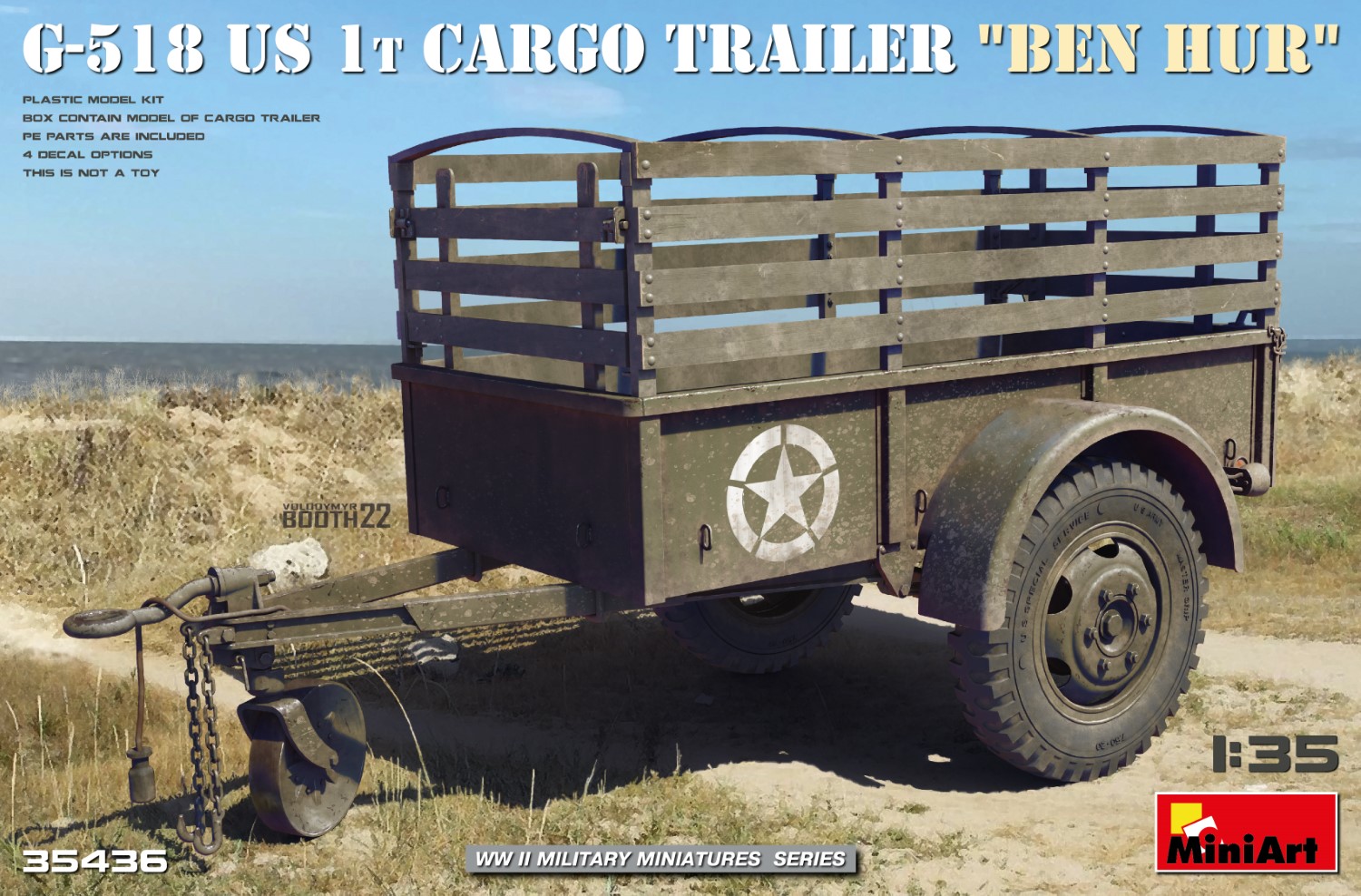 G-518 US 1t CARGO TRAILER “BEN HUR”