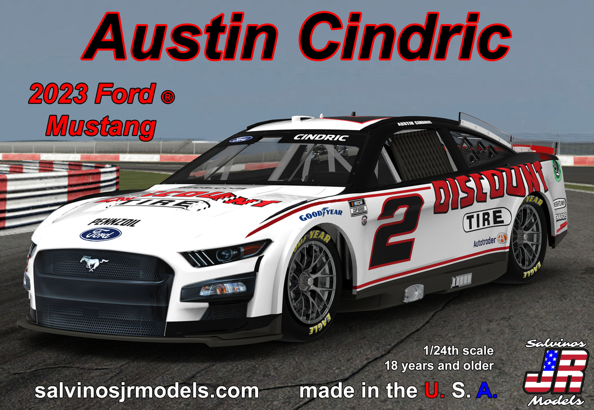 Austin Cindric 2023 Ford Mustang Race Car (Primary Livery)