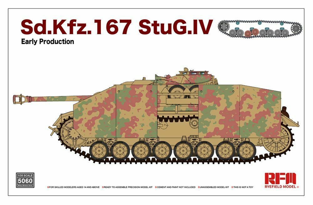 Sd.Kfz.167 StuG IV Early Production w/Workable Track Links
