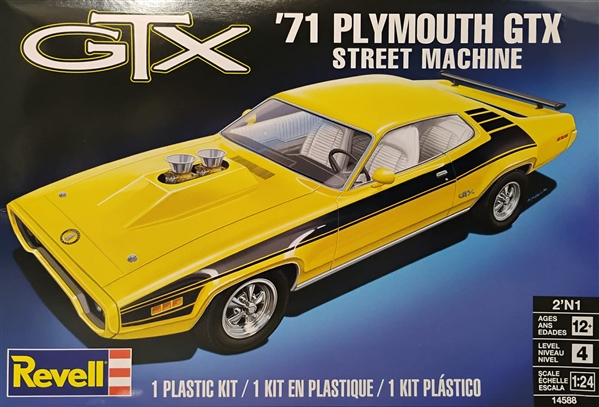 Revell 1/24 1971 PLYMOUTH GTX STREET MACHINE