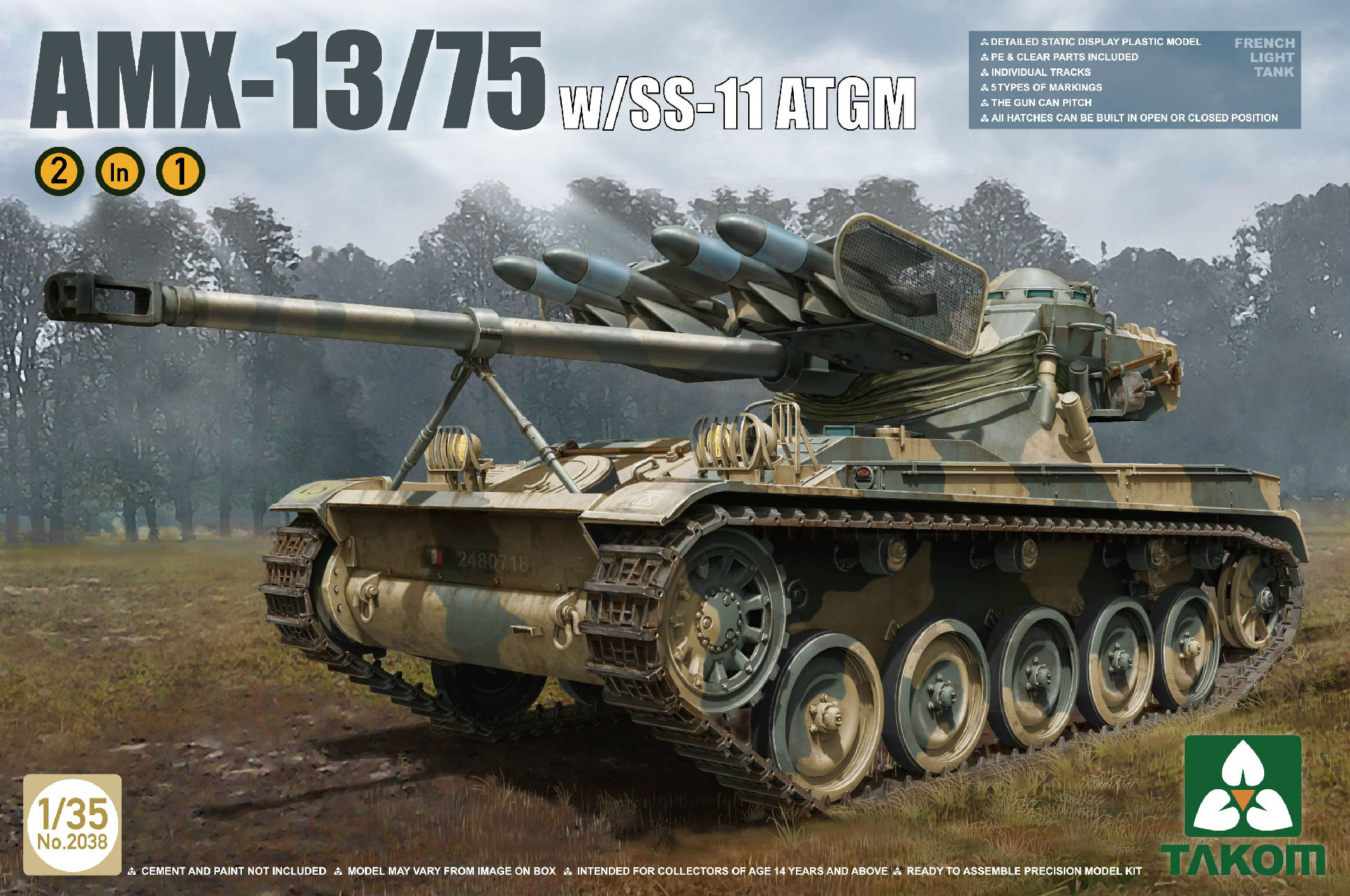 AMX-13/75 w/SS-11 ATGM