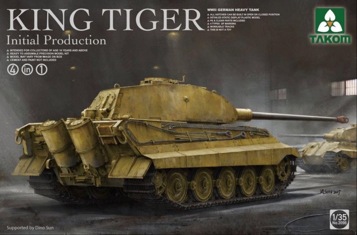 King Tiger Sd.Kfz.182 Initial Production (4 in 1)