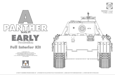 Sd.Kfz.171 Panther A Early Production (Full Interior Kit)