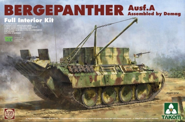 BergePanther Ausf.A (Assembled by Demag) Full Interior Kit