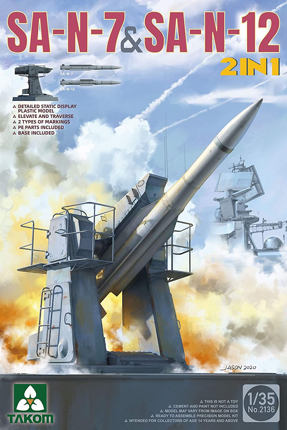SA-N7 & SA-N12 Surface-to-Air Missile System (2 in 1)