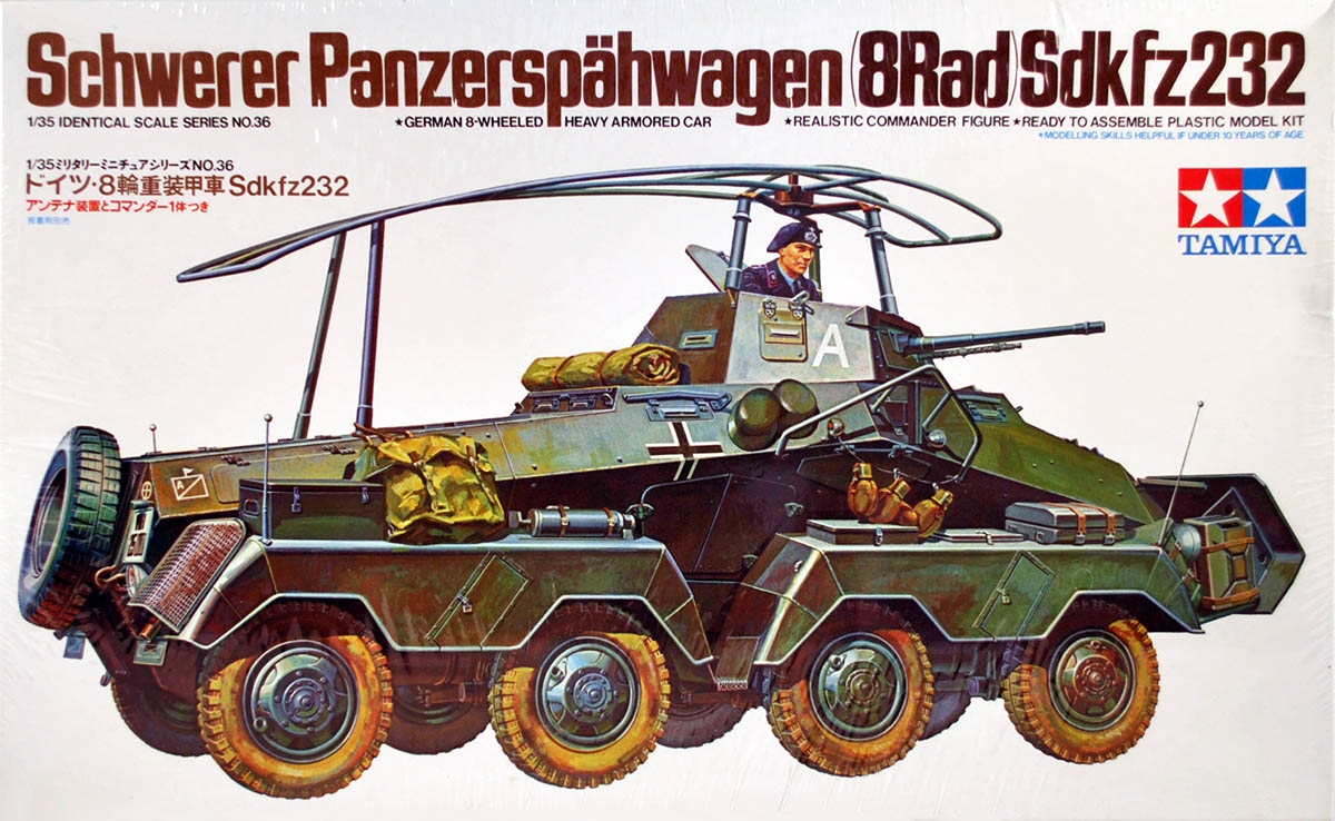 Tamiya 1/35 German Sd.Kfz.232 8 RAD - Tamiya 1/35 German Sd.Kfz.232 8 RAD -