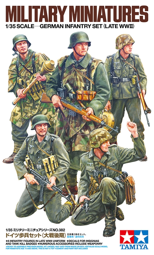 German Infantry Set Late WWII