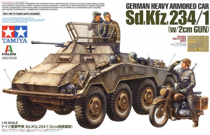 German Heavy Armored Car Sd.Kfz.234/1 (w/2cm Gun)
