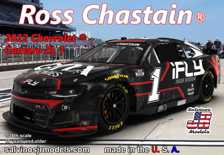 Ross Chastain 2022 IFly NASCAR Next Gen Chevrolet Camaro