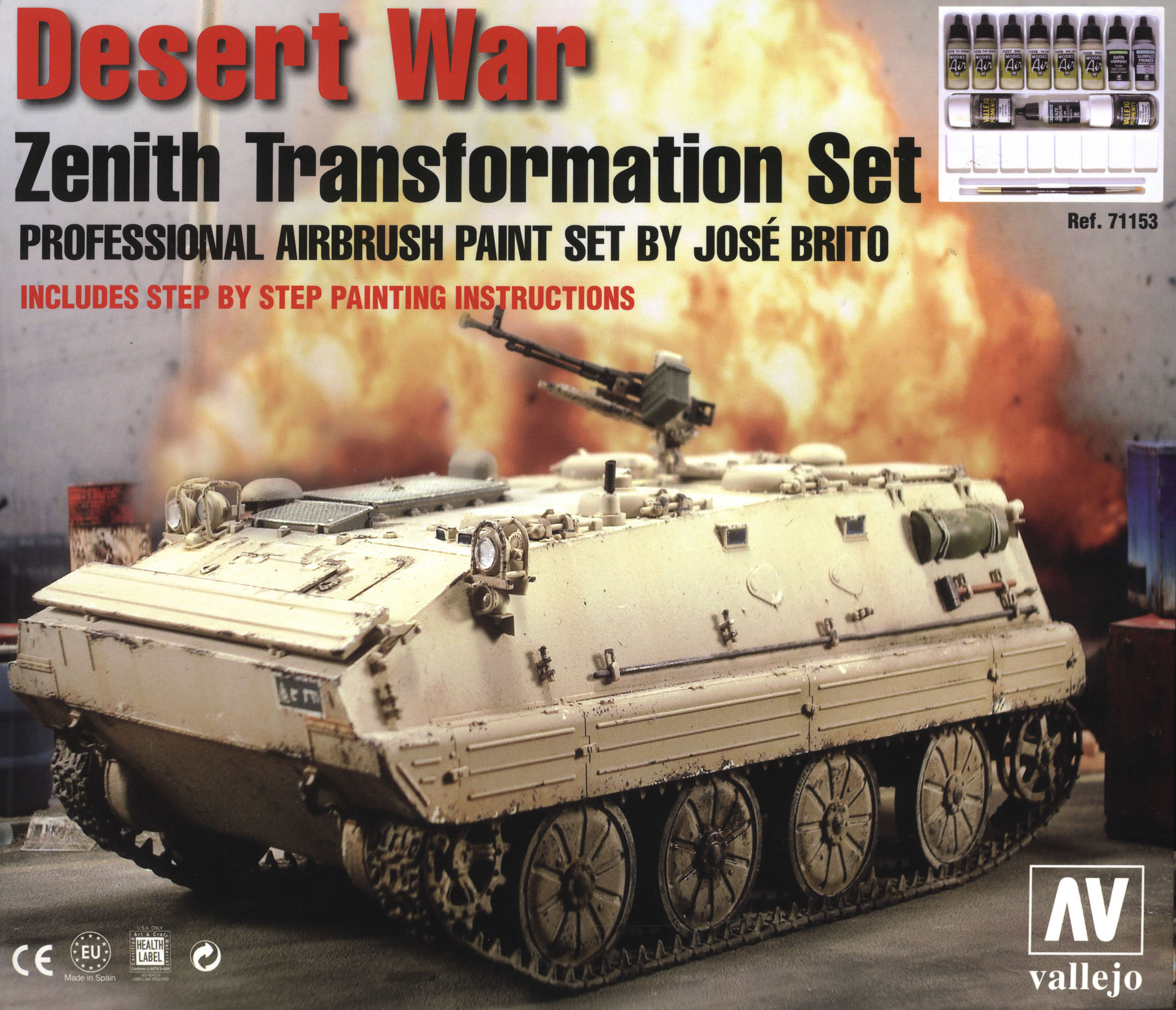 Desert War Airbrush Paint Set