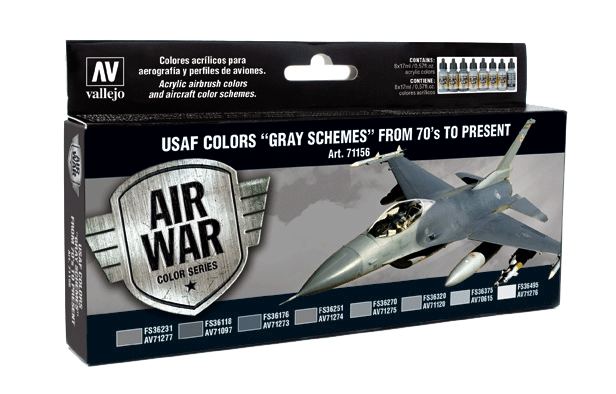 USAF Colors Gray Schemes from 70's to Present