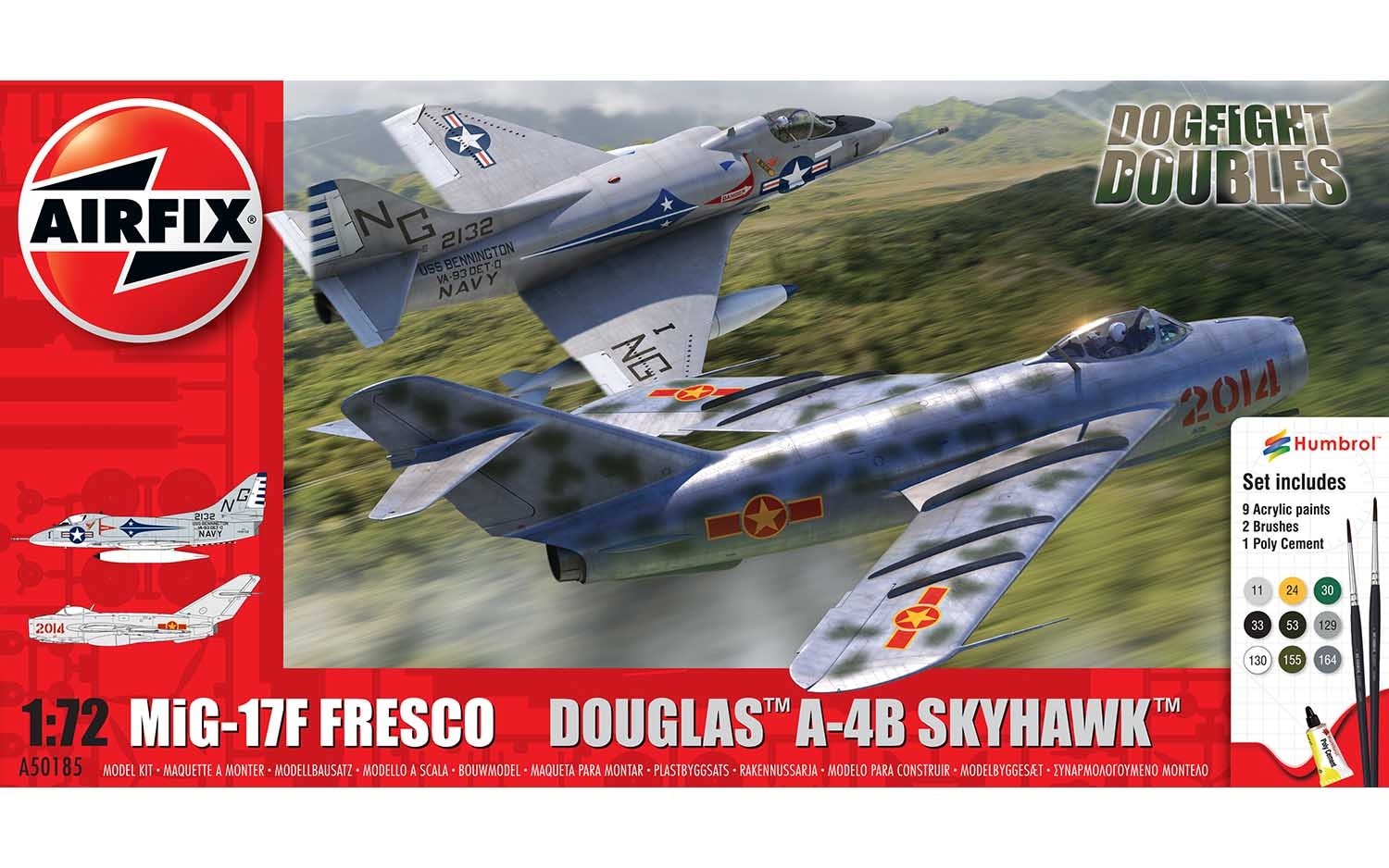 MiG17F Fresco & A4B Skyhawk Dogfight Doubles Gift Set