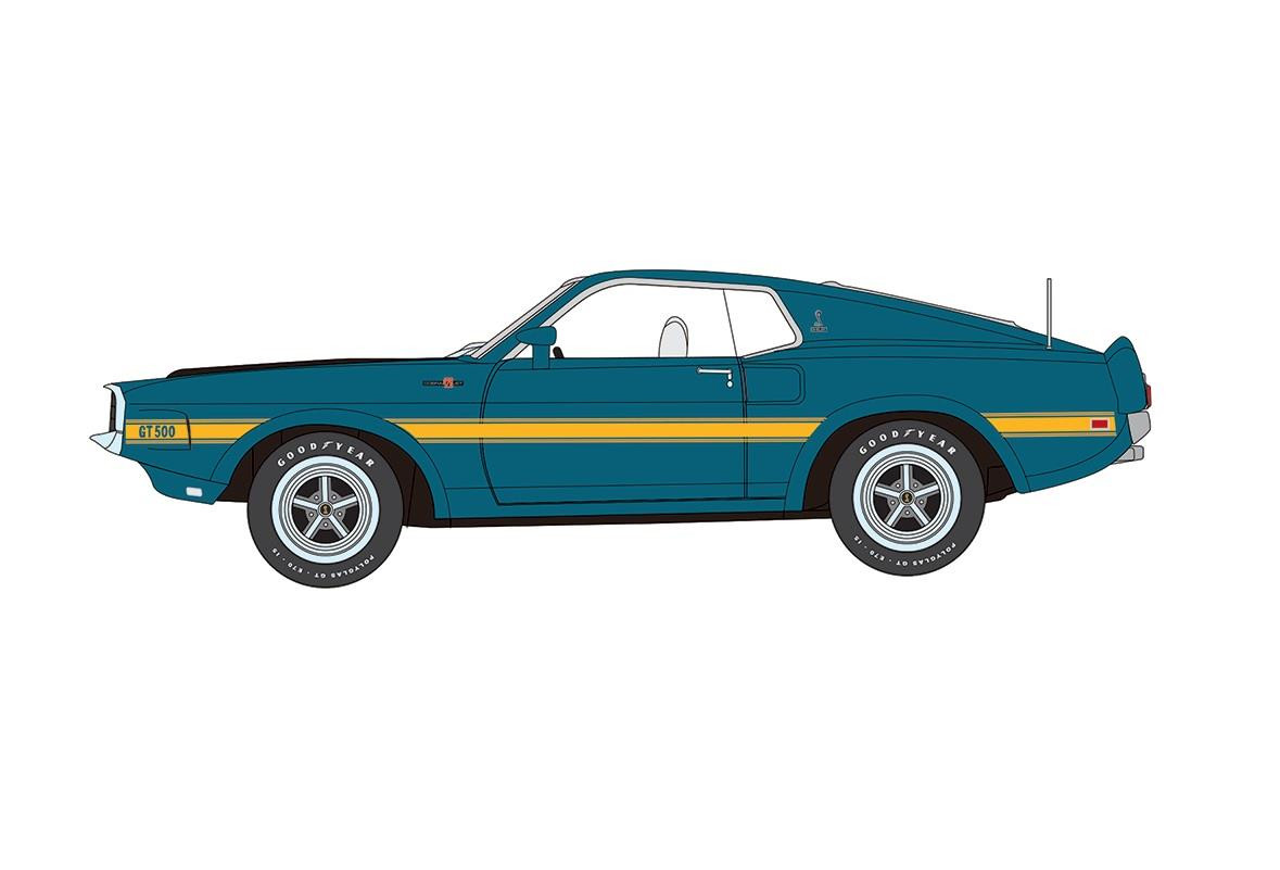 AMM 1/18 1969 SHELBY MUSTANG GT500 MCACN GULFSTREAM AQUA