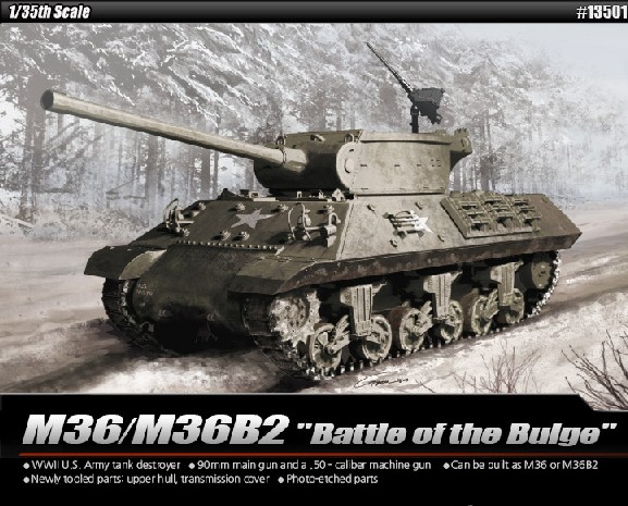 M36/M36B2 US Army Tank Destroyer Battle of Bulge