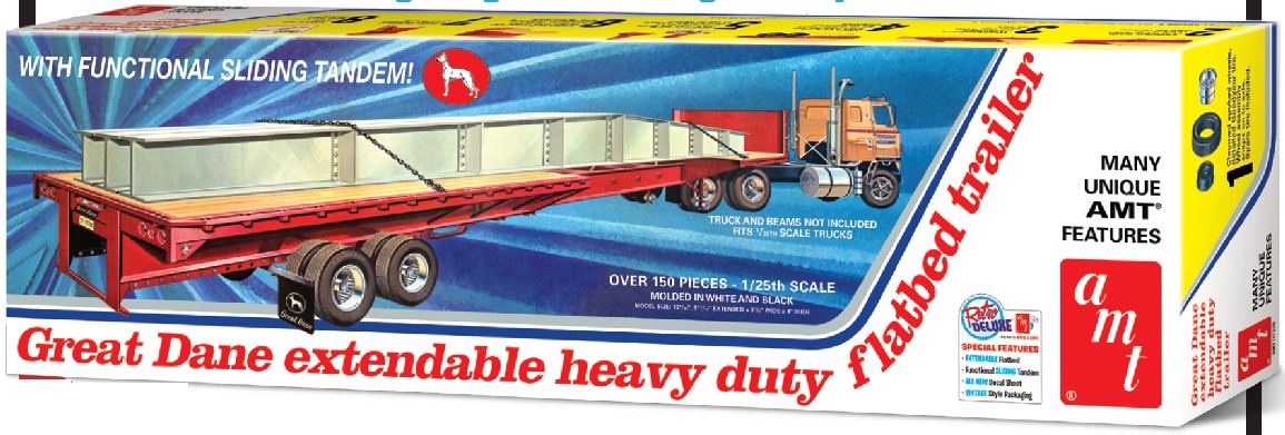 Great Dane Extendable Heavy Duty Flatbed Trailer