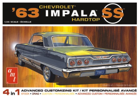 1963 Chevrolet Impala SS Hardtop Customizing Car (4 in 1)