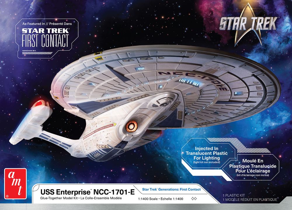 AMT 1/1400 Star Trek First Contact USS Enterprise NCC1701E