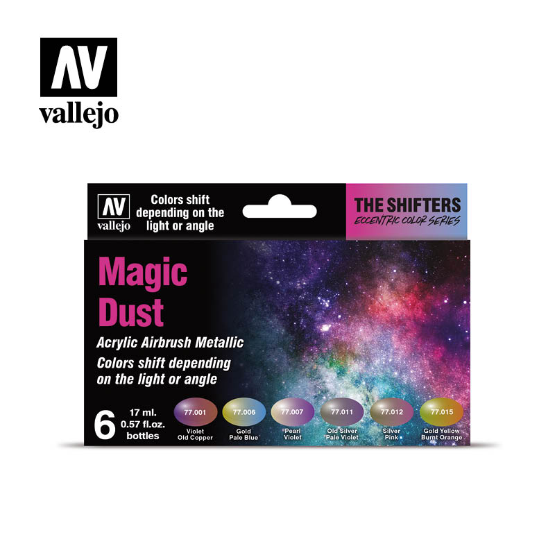 Magic Dust Colorshift Metallic Paint Set (6 Colors)