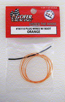 Gofer Racing 1/24-1/25 Orange Plug Wire 2ft. w/Boot