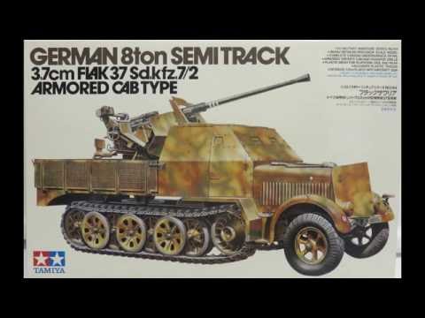 Tamiya 1/35 German 8ton Halftrack w/3.7cm AA gun Tamiya 1/35 German 8ton Halftrack w/3.7cm AA gun