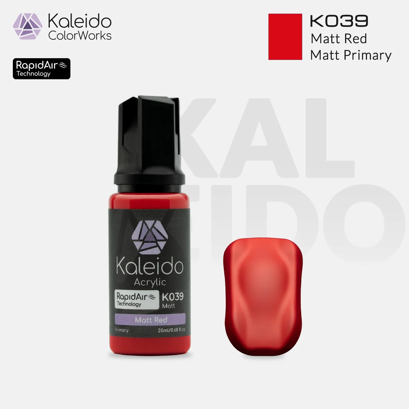 K039 Matt Red