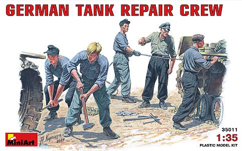German Tank Repair Crew (5 figures)
