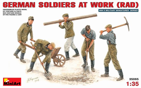 German Soldiers at Work - RAD (5 Figures)