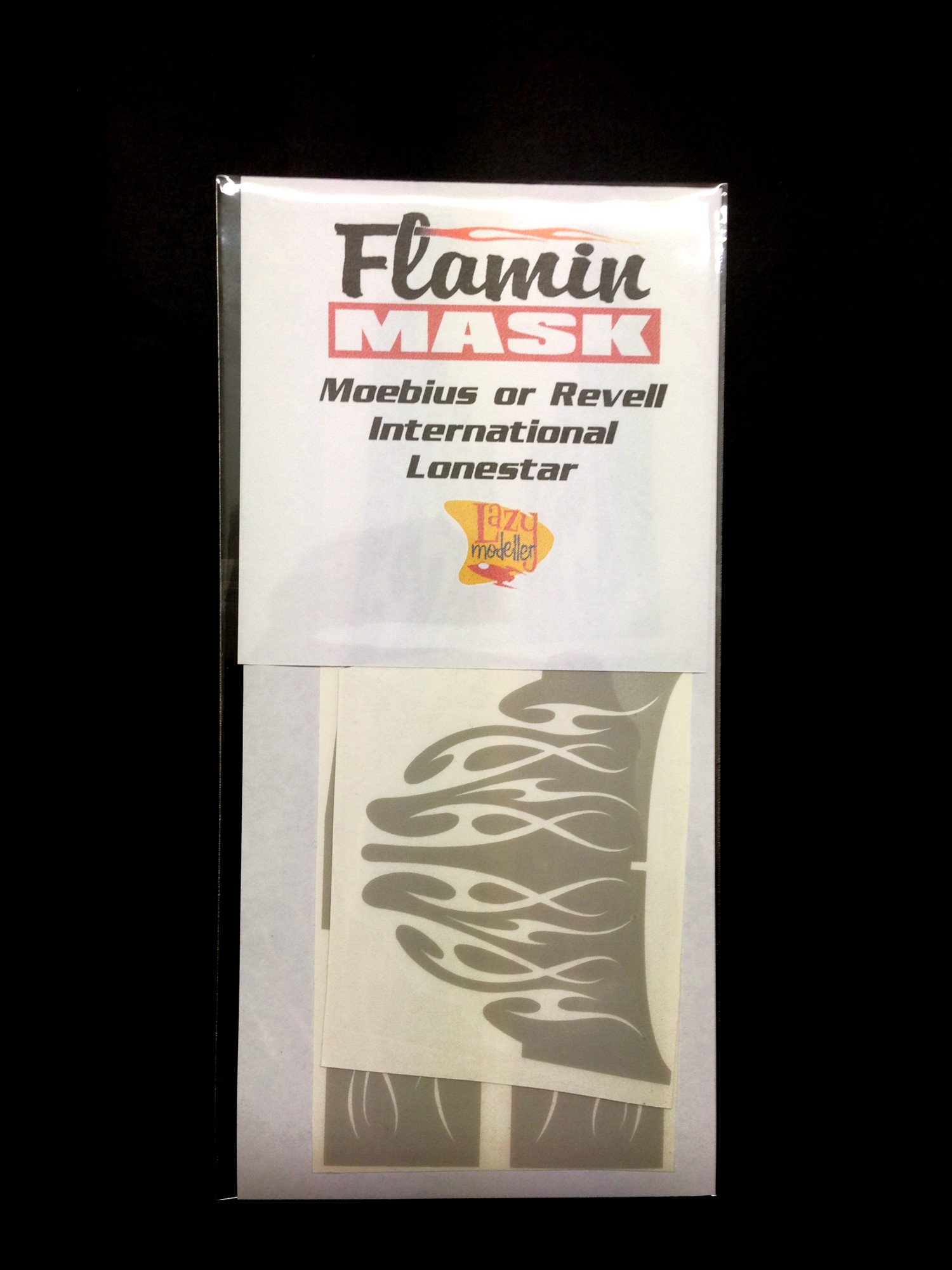 Flame Paint Masks for Moebius/Revell International Lonestar