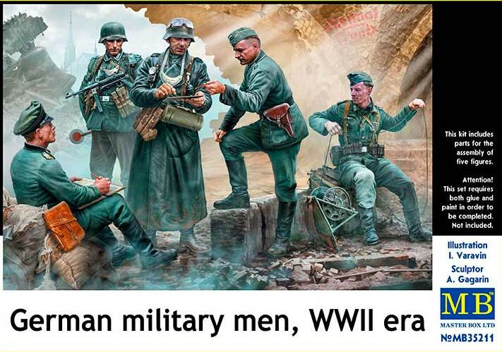 German Military Men, WWII
