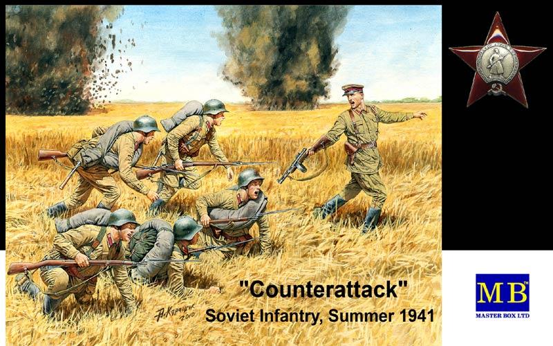 Counterattack - Soviet Infantry, Summer 1941  Counterattack - Soviet Infantry, Summer 1941