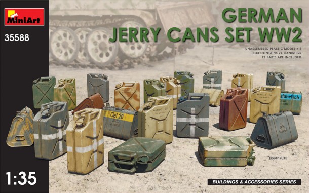 WWII German Jerry Cans Set (24)