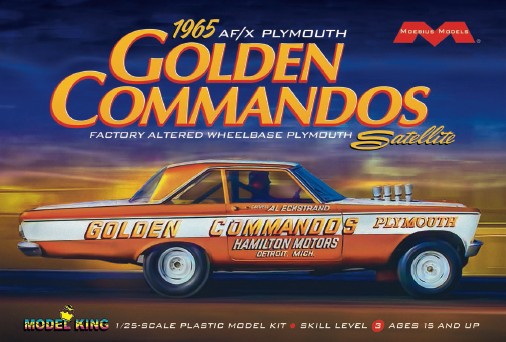 1965 AF/X Plymouth Golden Commandos Satellite Drag Race Car