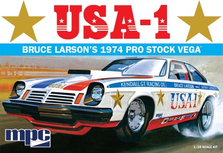 Bruce Larson 1974 USA1 Pro Stock Vega Drag Car