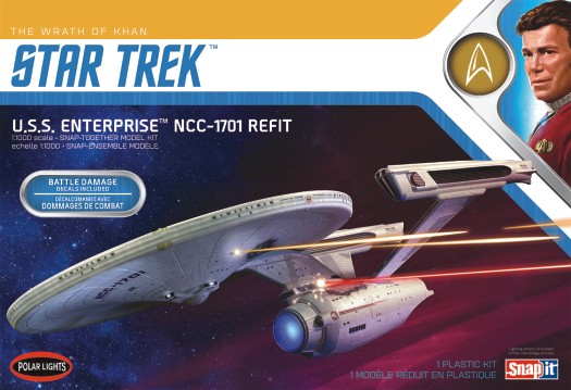 1/1000 Star Trek Wrath of Khan USS Enterprise NCC1701 Refit