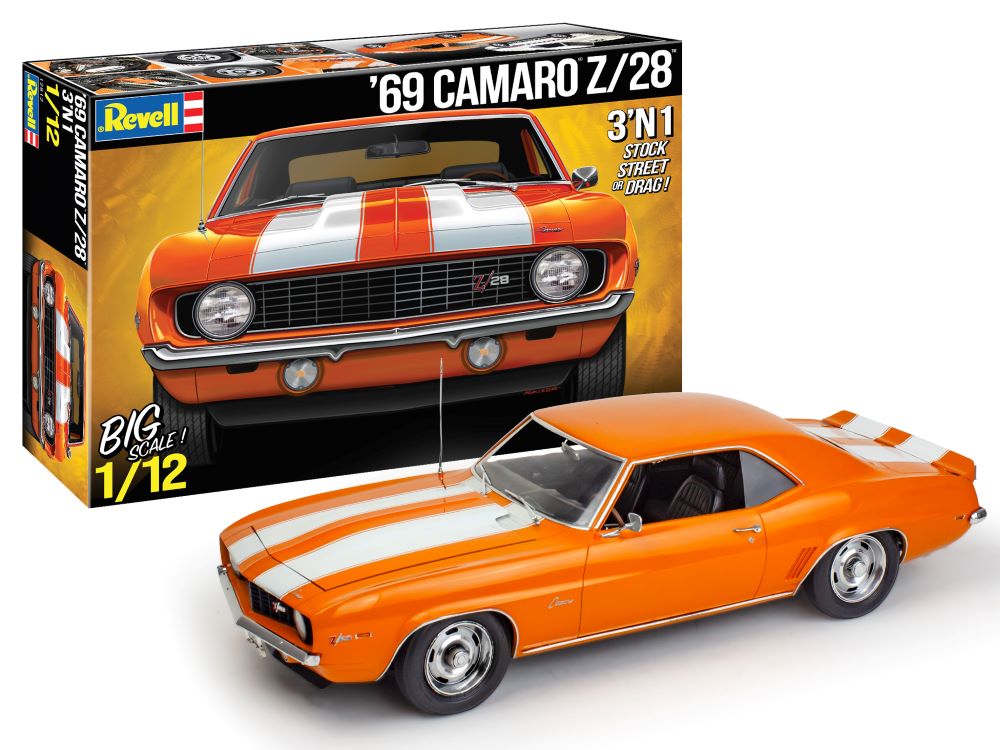 1/12 1969 Camaro Z28 (3 in 1)