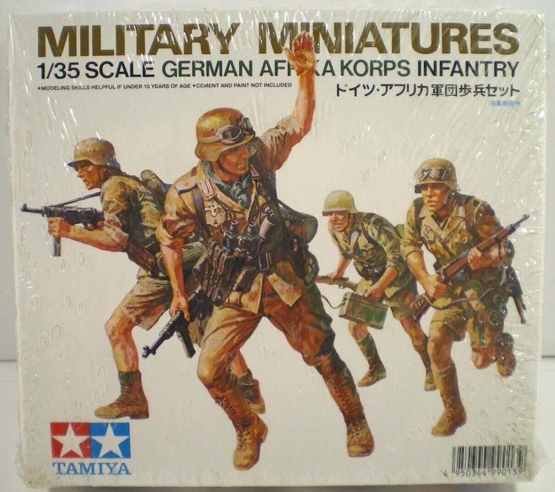 Tamiya 1/35 German Afrika Korps Infantry Tamiya 1/35 German Afrika Korps Infantry