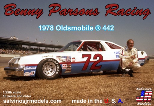 Benny Parsons Racing #72 1978 Oldsmobile 442 Race Car